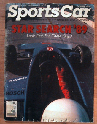 SPORTS CAR 1989 FEB - TOP DRIVERS, FORMULA FORD